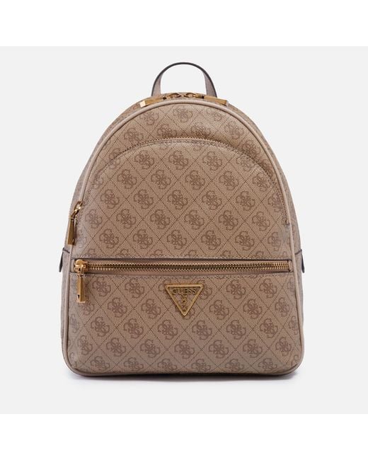 Guess Brown Manhattan Large Backpack