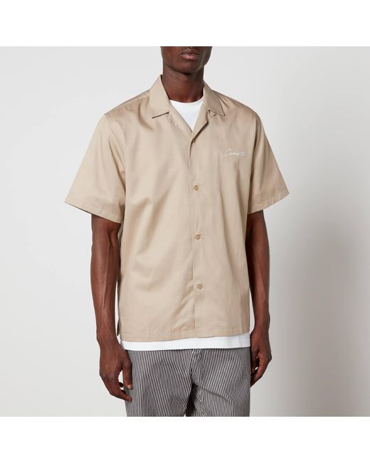 Carhartt WIP Natural Delray And Cotton-blend Shirt for men