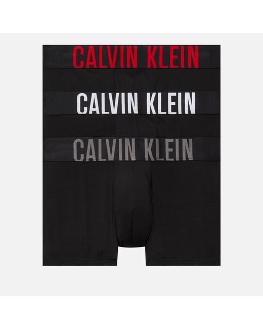 Calvin Klein Black Intense Power Microfibre 3-pack Boxer Briefs for men