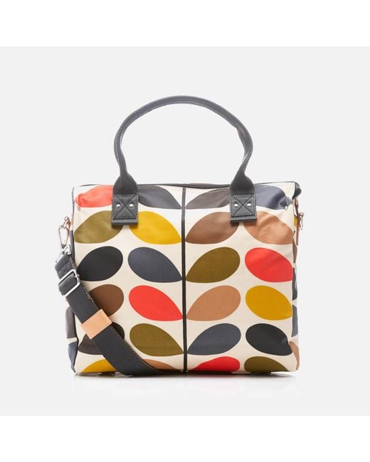 Orla Kiely Multicolor Stem Zip Messenger Bag
