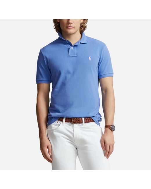 Polo Ralph Lauren Blue Cotton-piqué Polo Shirt for men