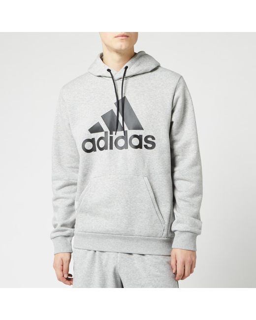 Adidas Gray Bos Pull Over Hoodie for men