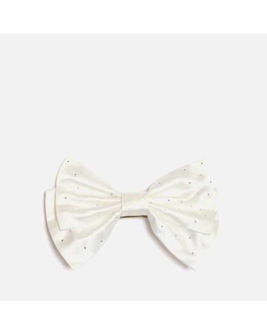 Sister Jane Natural Evermore Embellished Satin Hair Bow