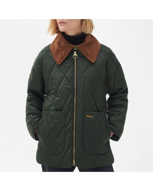 Barbour Green Woodhall Quilted Jacket