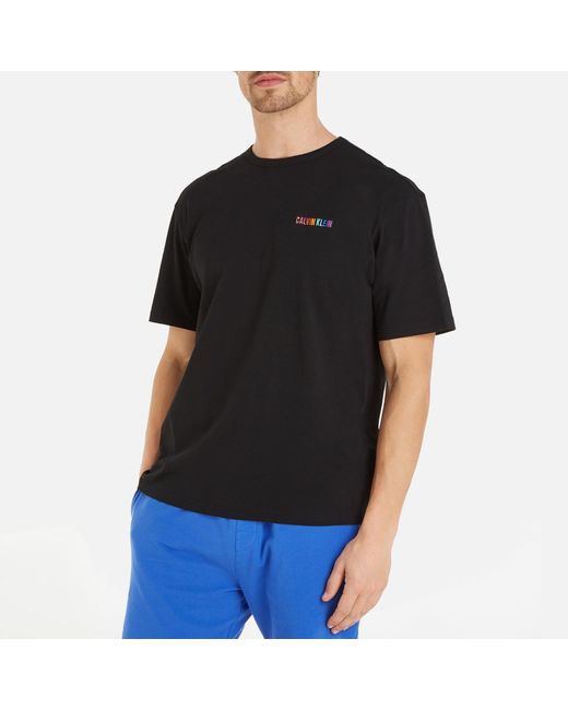Calvin Klein Black Pride Organic Cotton-jersey T-shirt for men