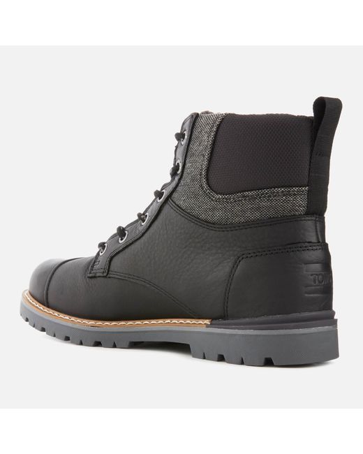TOMS Ashland Waterproof Boot in Black 
