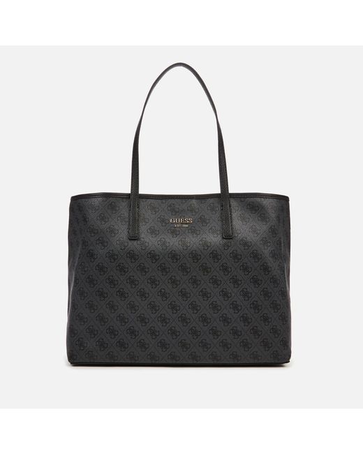 Guess Vikky Large Tote Bag in Grey (Black) - Lyst