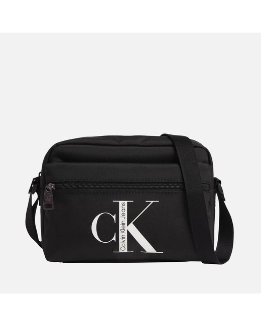 Calvin Klein Sport Essentials Canvas Camera Bag in Black for Men | Lyst