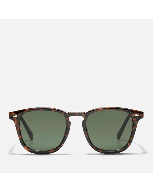 Samsøe & Samsøe Green Quinn Acetate D-frame Sunglasses