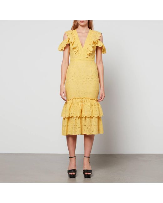 Hope & Ivy Yellow Amber Dress