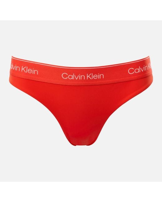 Calvin Klein Red Jersey Brazilian Briefs