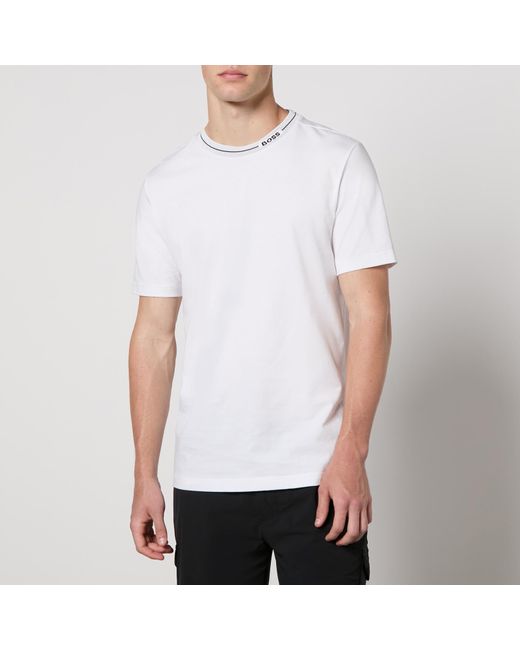 Boss White Tee 11 Cotton-jersey T-shirt for men