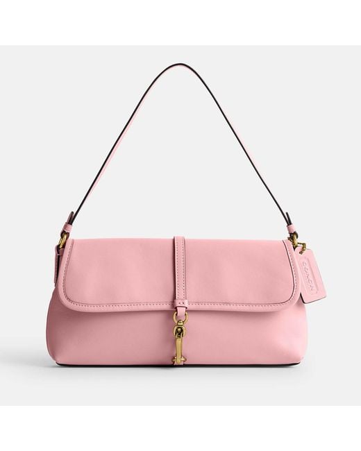 COACH Pink 'hamptons' Shoulder Bag,