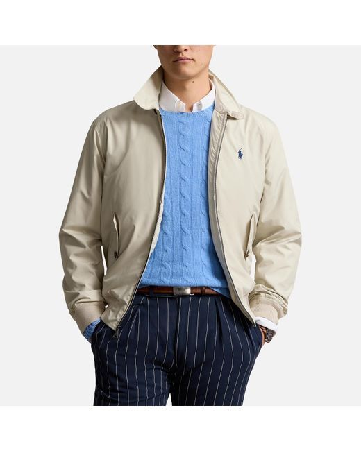 Polo Ralph Lauren Blue Lined Nylon Windbreaker Jacket for men