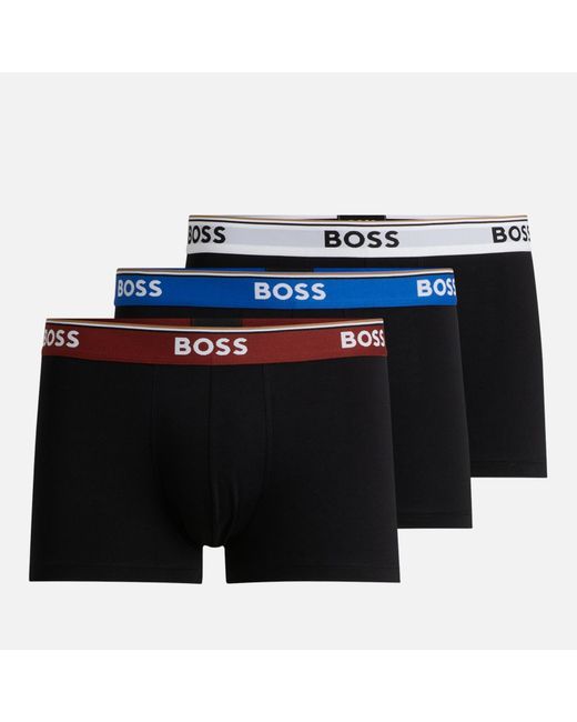 Boss Black 3-pack Power Stretch Cotton Boxer Trunks for men