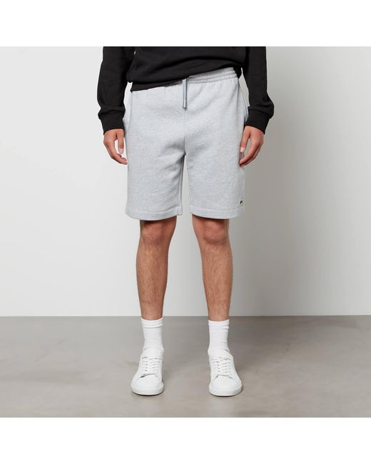 Lacoste Gray Cotton-blend Jersey Shorts for men