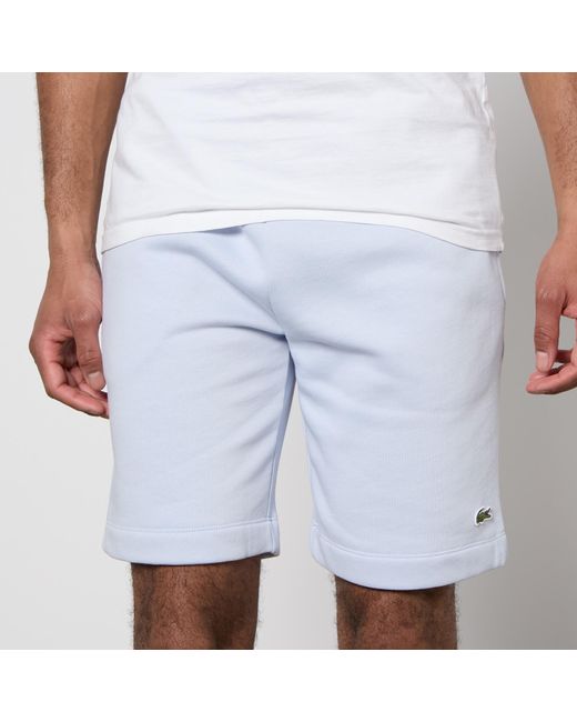 Lacoste Casual Cotton-Blend Jersey Shorts in Blue für Herren