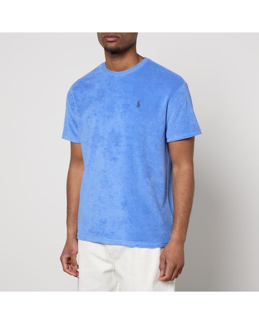 Polo Ralph Lauren Classic-Fit T-Shirt aus Frottee in Blue für Herren