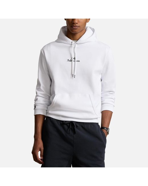 Polo Ralph Lauren White Cotton-blend Centre Logo Sweatshirt for men