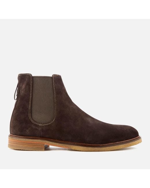 Clarks Men's Clarkdale Gobi Suede Chelsea Boots in Brown for Men | Lyst