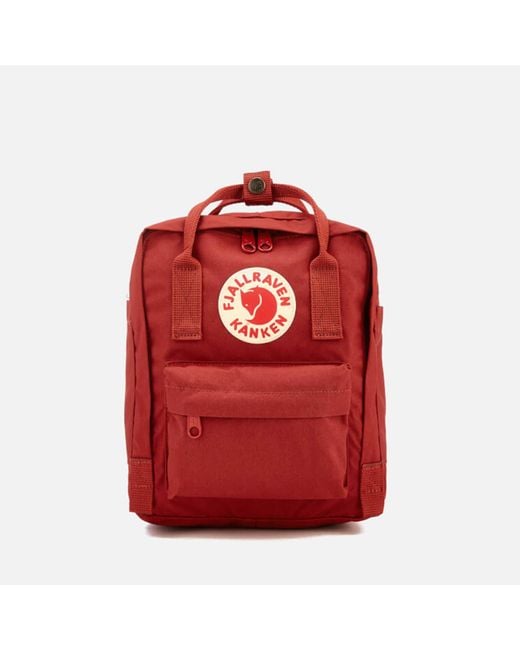 kanken mini red