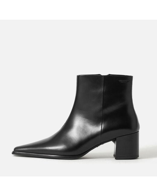 Vagabond Black Giselle Leather Ankle Boots