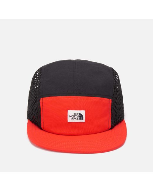 The North Face Red Class V Panel Cap for men