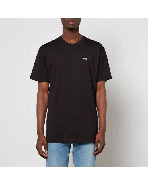 Vans Left Chest Logo Cotton T-shirt in Black for Men | Lyst