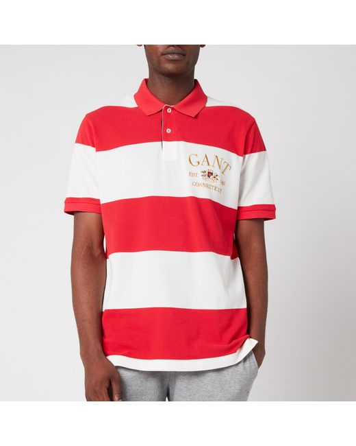 gant barstripe polo shirt