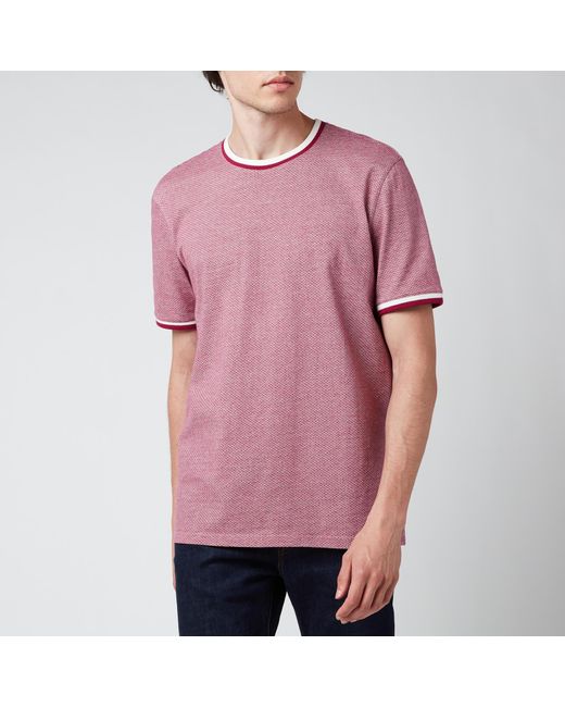 Ted Baker Cotton Fresair Textured T-shirt in Purple for Men | Lyst Canada