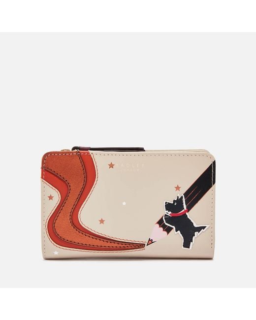 Radley Creates Leather Bifold Purse in Red | Lyst UK
