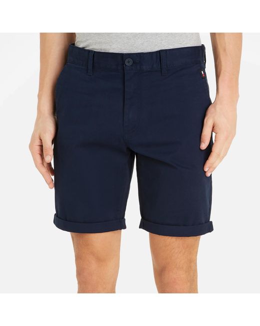 Tommy Hilfiger Blue Scanton Cotton-blend Shorts for men