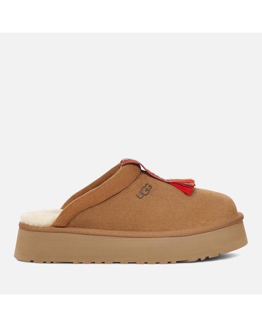 Ugg Brown Tazzle Suede Slippers
