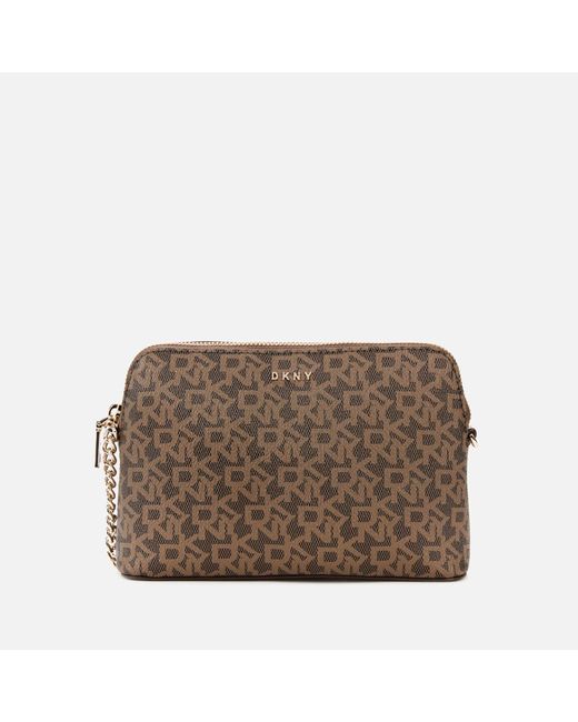 dkny bryant dome leather cross body bolsa