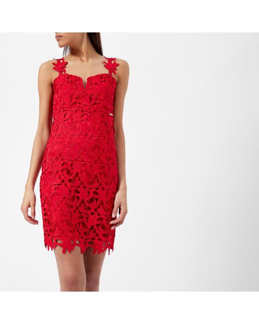 Guess Red Phoebe Dress