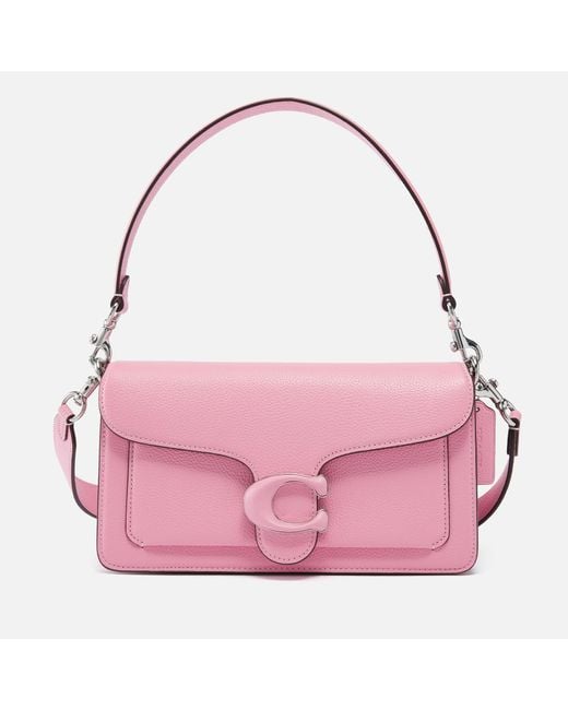 COACH Pink Tabby 26 Pebble-grained Leather Shoulder Bag