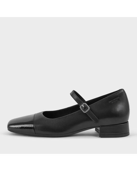 Vagabond Black Vagabond Debbi Leather Mary Jane Shoes