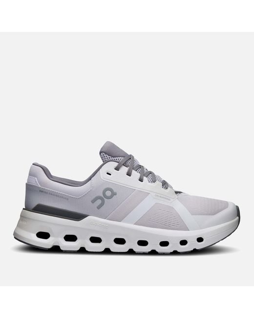 On Shoes Gray Cloudrunner 2 Mesh Running Trainers for men