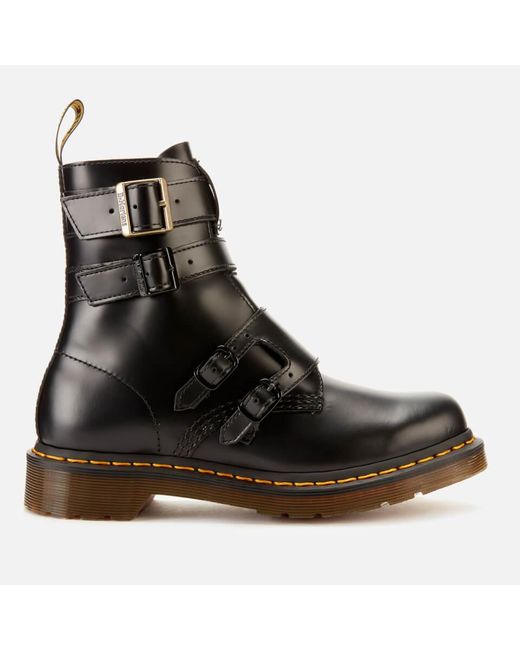 Dr. Martens Blake Ii Leather Buckle Chelsea Boots Black | Lyst Canada