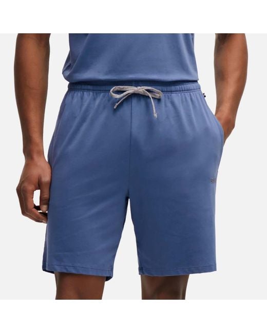 Boss Blue Mix & Match Cotton-blend Shorts for men