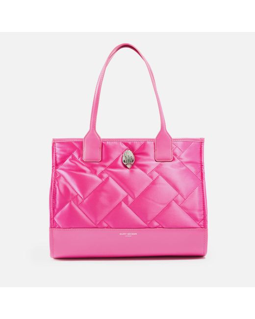Kurt Geiger Small Recycled Nylon Bag in Pink Lyst