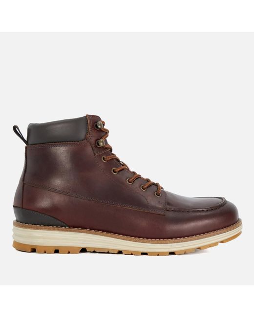 Dune Brown Cillian Leather Casual Boots for men