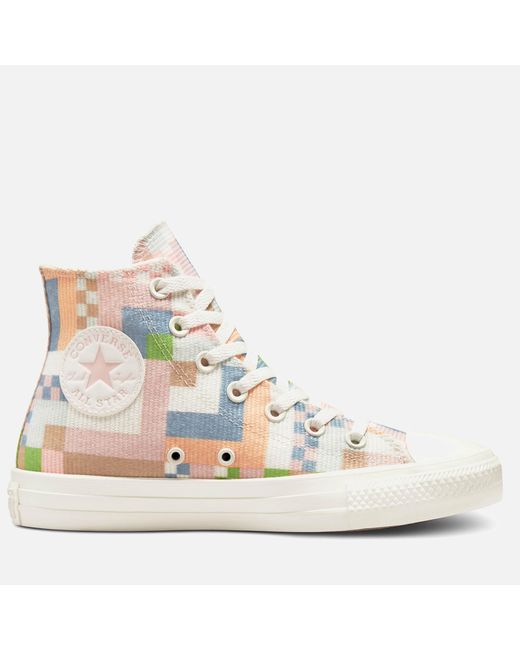 Converse Canvas Chuck Taylor All Star Crafted Stripes Hi-top Trainers | Lyst  Canada
