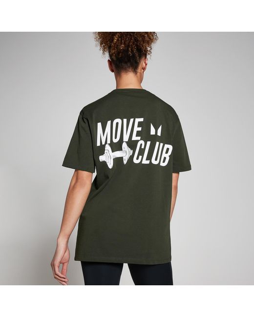 Mp Black Oversized Move Club T-shirt