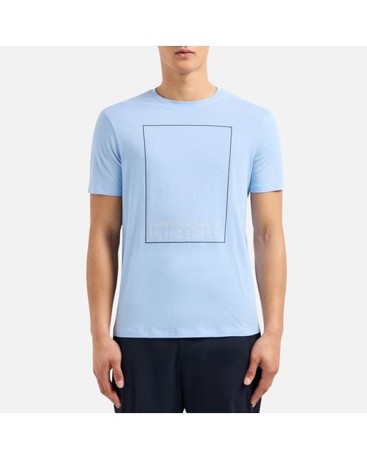 Armani Exchange Blue Milano Edition T-shirt for men