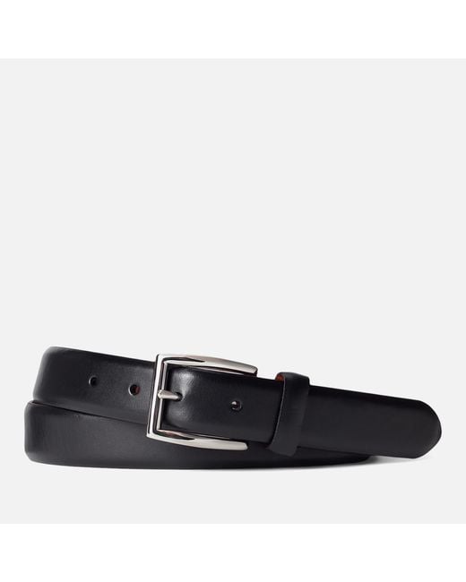 Polo Ralph Lauren Black Harness Leather Belt for men