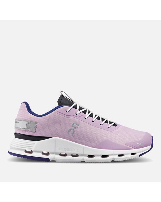 On Shoes Purple Cloudnova Form Mesh Running Trainers