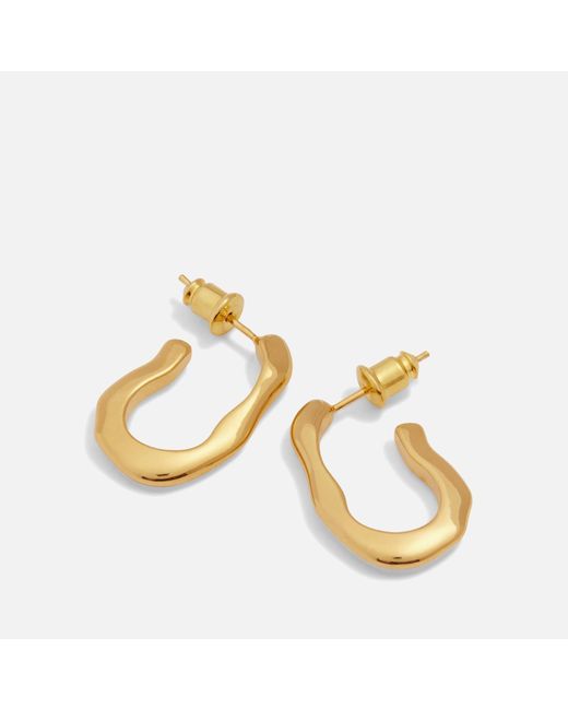 Katie Loxton Metallic The Curated Collection Hera Gold-plated Hoop Earrings