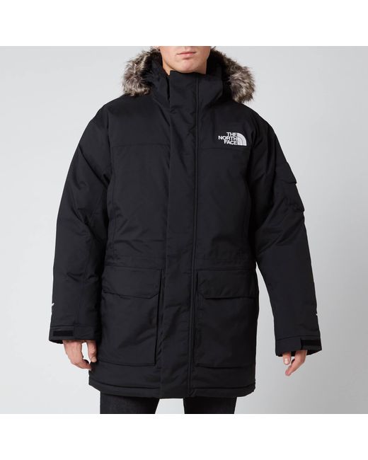the north face black parka