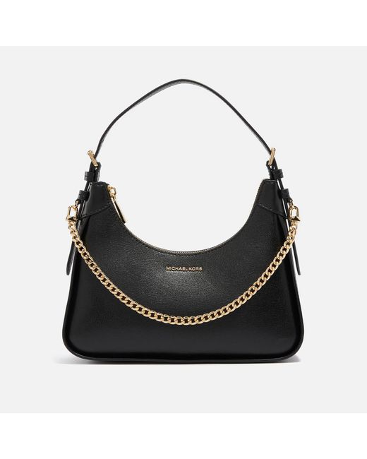 MICHAEL Michael Kors Medium Wilma Leather Bag in Black Lyst
